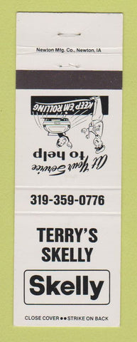 Matchbook Cover - Terry's Skelly oil gas