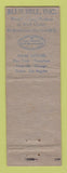 Matchbook Cover - Blue Bell Big Ben Casey Jones Work Clothes WEAR