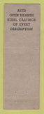 Matchbook Cover - Penn Steel Castings Cheater PA WEAR