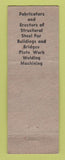 Matchbook Cover - Duffin Iron Chicago IL WEAR