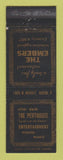 Matchbook Cover - Embers Restaurant Penthouse Akron OH WORN BACK