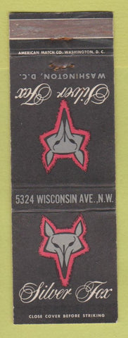Matchbook Cover - Silver Fox Washington DC