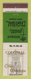 Matchbook Cover - Colonial Hotel Montejo Mexico