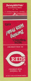 Matchbook Cover - Cincinnati Reds Baseball 1983 Schedule