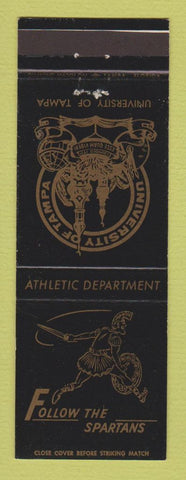 Matchbook Cover - University of Tampa Spartans FL 1968 Football Schedule