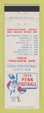 Matchbook Cover - 1958 Penn Football Schedule Philadelphia PA