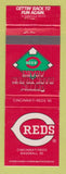 Matchbook Cover - Cincinnati Reds Baseball 1985 Schedule
