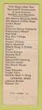 Matchbook Cover - Tops Coffee Shop Waipahu Hawaii WEAR
