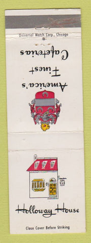 Matchbook Cover - Holloway House Cafeterias Chicago IL Milwaukee St Louis