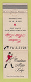 Matchbook Cover - Coachman Motor Lodge Elyria OH