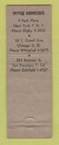 Matchbook Cover - Huron Milling MSG Monosodium Glutamate WEAR