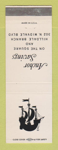 Matchbook Cover - Anchor Savings Madison WI