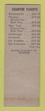 Matchbook Cover - Associated Air Travel Tacoma WA Seattle WEAR
