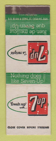 Matchbook Cover - 7Up Soda Canada QC