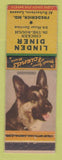 Matchbook Cover - Linden Diner Frederick MN German Shepherd