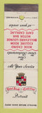 Matchbook Cover - Hotel Book Cadillac Detroit MI