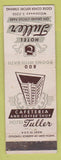 Matchbook Cover - Hotel Tuller Detroit MI WORN