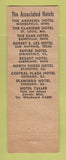 Matchbook Cover - Hotel Tuller Detroit MI WORN