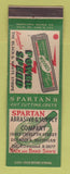 Matchbook Cover - Spartan Abrasive Supply Detroit MI