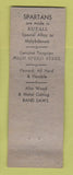 Matchbook Cover - Spartan Abrasive Supply Detroit MI