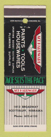 Matchbook Cover - Ace Hardware Scottsbluff NE