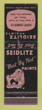 Matchbook Cover - Seidlitz Paints Hoppe Lumber Nebraska City NE