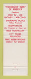 Matchbook Cover - Friendship Inn Motel Royal Lexington NE