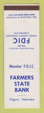 Matchbook Cover - Farmers State Bank Kilgore NE