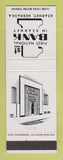 Matchbook Cover - 1st National Bank Kearney NE