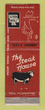 Matchbook Cover - The Steak House Phoenix AZ WORN BACK