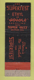Matchbook Cover - Supertest oil gas Blvd Rosemont Garage Montreal QC WORN