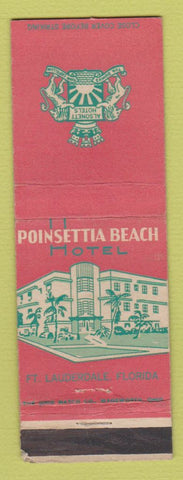 Matchbook Cover - Poinsettia Beach Hotel Fort Lauderdale FL WEAR