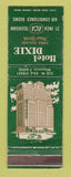 Matchbook Cover - Hotel Dixie New York City
