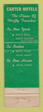 Matchbook Cover - Hotel Dixie New York City