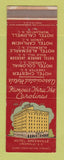 Matchbook Cover - Hotel Greenville SC