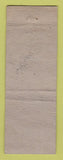 Matchbook Cover - Transportation Bar Detroit MI WORN