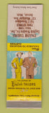 Matchbook Cover - English Tailors Detroit MI Clothes
