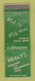 Matchbook Cover - Healy's Stores Detroit MI WEAR