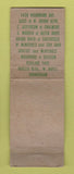 Matchbook Cover - Healy's Stores Detroit MI WEAR