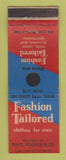 Matchbook Cover - Fashion Tailored Men's Clothes Sears Roebuck