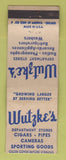 Matchbook Cover - Wutzke's Department Stores Detroit MI WEAR