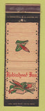 Matchbook Cover - Robinhood Inn Lakewood OH