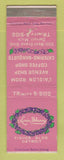 Matchbook Cover - Louis Sherry Restaurant Detroit MI WEAR