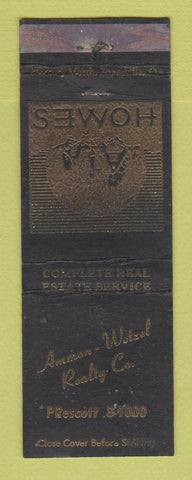 Matchbook Cover - Ammon Wetzel Real Estate WEAR