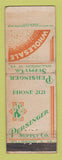 Matchbook Cover - Persinger Supply Williamson WV WEAR