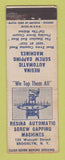 Matchbook Cover - Resina Automatic Screw Capping Brooklyn NY