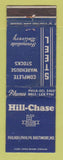 Matchbook Cover - Hill Chase Steel Baltimore MD WORN