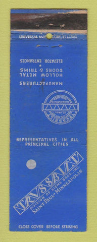 Matchbook Cover - Truss Bilt Minneapolis MN Hollow Metal Doors WEAR