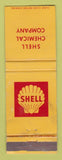Matchbook Cover - Shell Chemical oil gas WEAR
