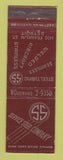 Matchbook Cover - Service Steel Company Detroit MI